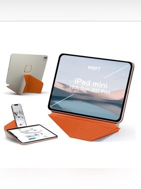 iPad Mini Dynamic Folio Tablet Stand ORANGE CREAM